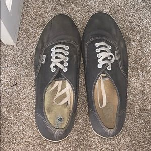 Grey Vans slip on